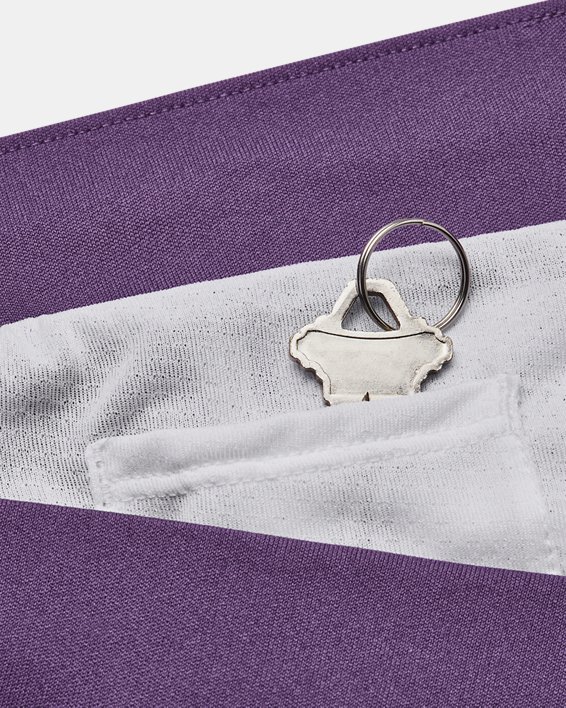 Damen UA Fly-By Elite 3'‘ Shorts, Purple, pdpMainDesktop image number 5